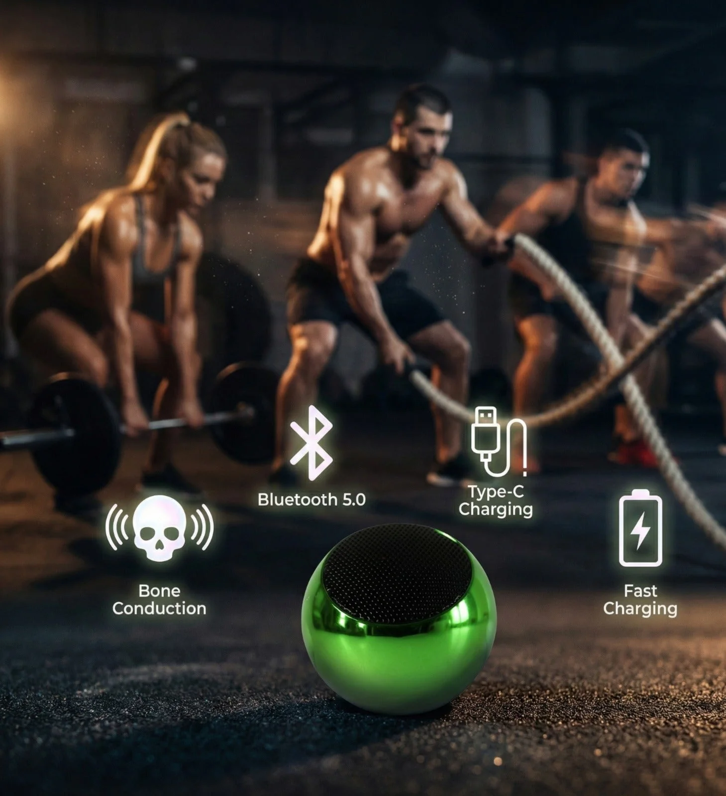 Premium Mini Steel Wireless Speaker with Powerful Surround Sound - Image 6