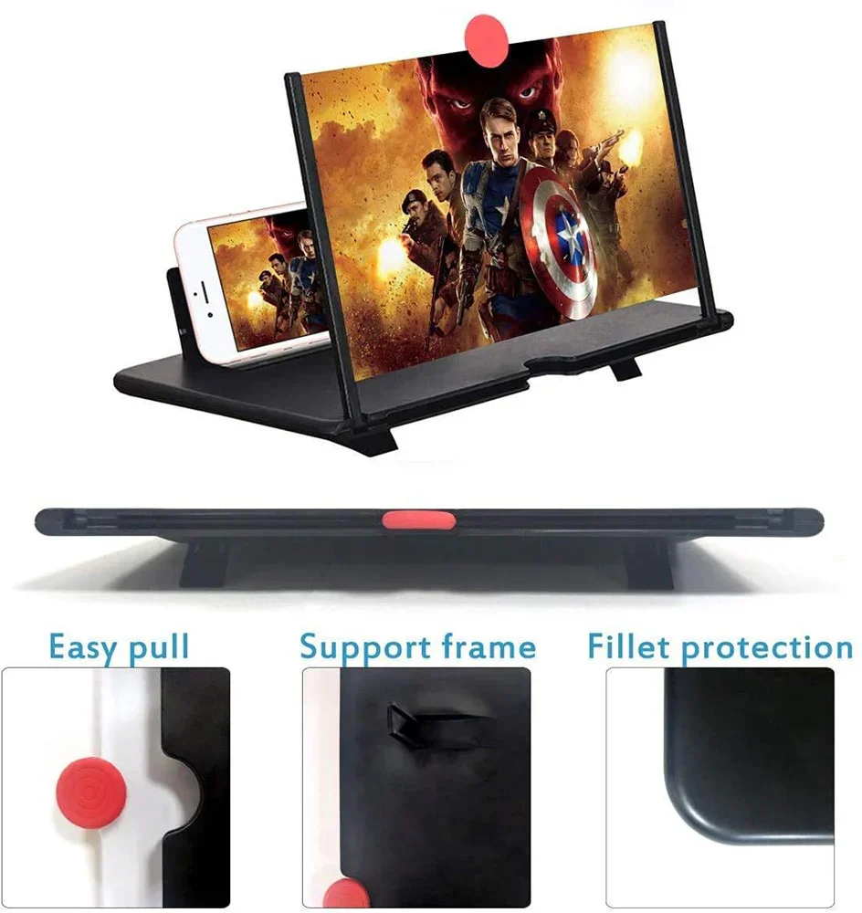 Magnifier Projector Phone Stand Holder Screen Magnifying - Image 9