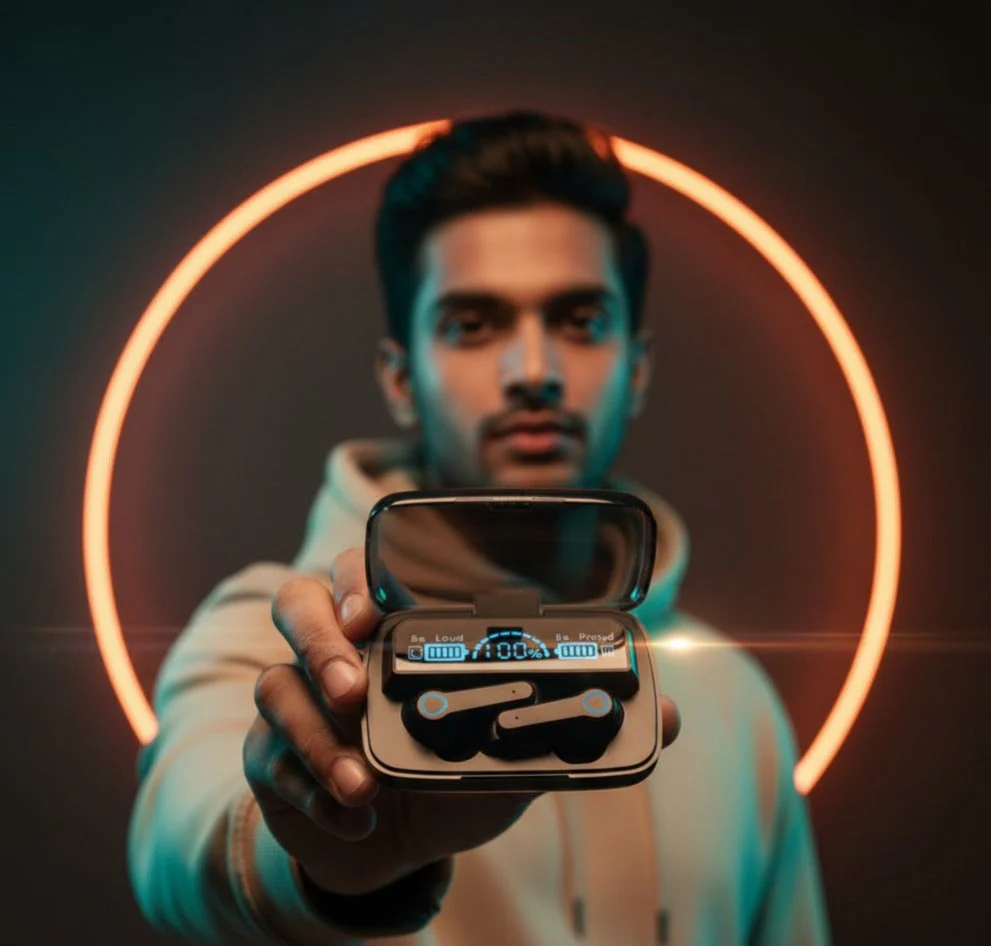 M19 UltraBass True Wireless Earbuds with Enhanced Deep Bass - Image 4